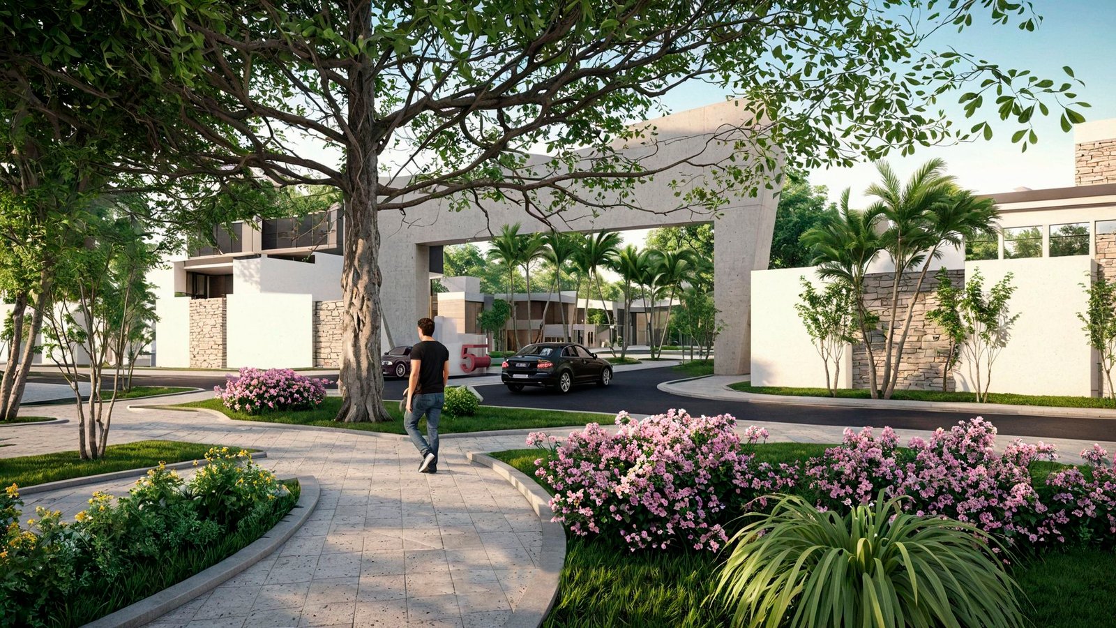 Vista conceptual de cerrada 5