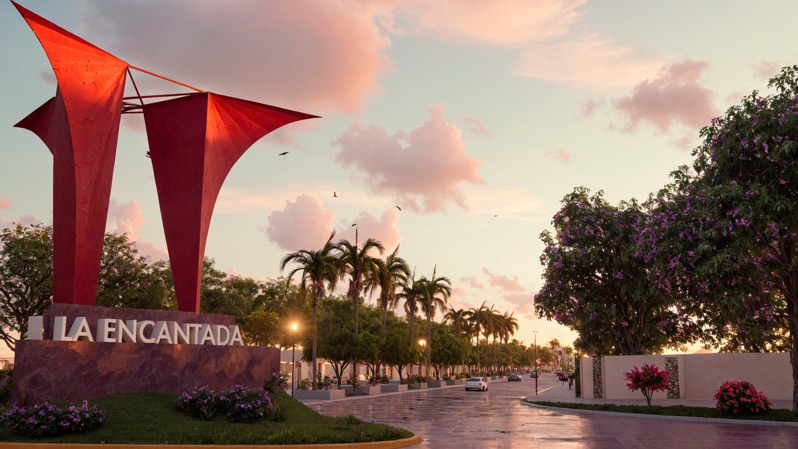 Render del Tótem "La Encantada".